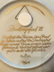 Vorschaubild 4 von Zauberpferd XII Sammelteller Pferd Motiv Blau 17 cm Porzellan
