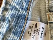 Vorschaubild 4 von Damen Destroyed Jeans Hose Blau W29/L32 Boyfriend Low Waist