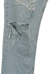 Vorschaubild 2 von Damen Destroyed Jeans Hose Blau W29/L32 Boyfriend Low Waist