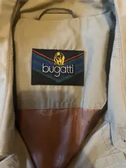 Vorschaubild 2 von Herren Trenchcoat Gr. 56/58 XXL Beige Klassisch Mantel