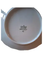 Vorschaubild 4 von Wandteller Burgmotiv Rheinlandschaft Porzellan 19cm Braun