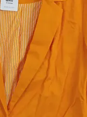 Vorschaubild 3 von Blazer Damen Orange Gr. 42 XL Baumwolle Freizeit Jacke Langarm