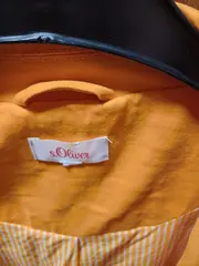 Vorschaubild 4 von Blazer Damen Orange Gr. 42 XL Baumwolle Freizeit Jacke Langarm