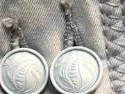 Vorschaubild 6 von Damen Stoffhose Gr. 36 Grau Casual Hose Baumwolle