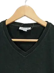 Vorschaubild 3 von Herren T-Shirt V-Ausschnitt Schwarz Regular Fit Gr. L