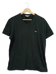 Vorschaubild 1 von Herren T-Shirt V-Ausschnitt Schwarz Regular Fit Gr. L