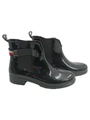 Vorschaubild 1 von Damen Chelsea Gummistiefel Schwarz Gr. 42 Regenstiefel