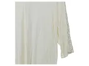 Vorschaubild 2 von Damen Bluse Gr. 46/3XL Creme Spitzendetails 3/4-Arm Tunika