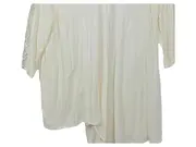 Vorschaubild 3 von Damen Bluse Gr. 46/3XL Creme Spitzendetails 3/4-Arm Tunika