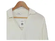 Vorschaubild 4 von Damen Bluse Gr. 46/3XL Creme Spitzendetails 3/4-Arm Tunika