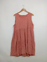 Vorschaubild 2 von Damen Sommerkleid Blumenmuster Rot Gr. 38/M Freizeit Casual