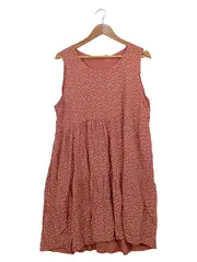 Vorschaubild 1 von Damen Sommerkleid Blumenmuster Rot Gr. 38/M Freizeit Casual