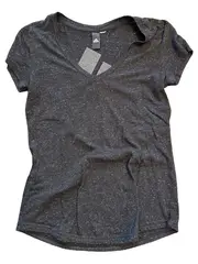 Vorschaubild 1 von Damen Sport T-Shirt Schwarz Gr. M Kurzarm Polyester meliert
