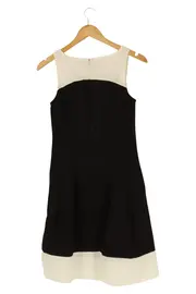 Vorschaubild 2 von Damen Freizeitkleid Gr. 38/M Schwarz Weiß Elegant Klassisch