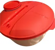 Vorschaubild 1 von Vorratsbehälter Schüssel 2,5L Rot Kunststoff Praktisch Uni 19x20x16cm