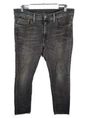 Vorschaubild 1 von Herren Straight Leg Jeans Grau W36 L31 Baumwolle Casual Alltag