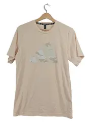 Vorschaubild 1 von Training Sport Shirt Herren Gr. S Beige Camouflage Logo