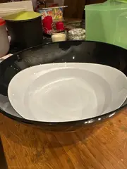 Vorschaubild 2 von Dekoschale Kunststoff Modern Schwarz 27cm Alltag