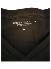 Vorschaubild 2 von Herren V-Neck T-Shirt Basic Schwarz Gr. M Men's Collection