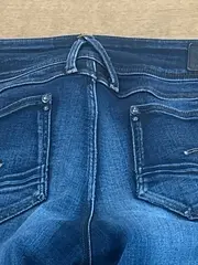 Vorschaubild 4 von Destroyed Jeans Damen Blau W30 L30 Baumwolle Casual