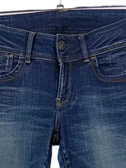 Vorschaubild 2 von Destroyed Jeans Damen Blau W30 L30 Baumwolle Casual