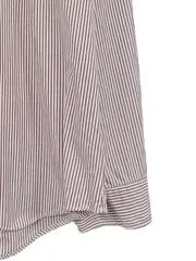 Vorschaubild 5 von Herren Business Hemd Gr. M rot weiß gestreift Langarm Baumwolle