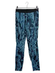Vorschaubild 1 von Damen Leggings Tights Gr. 38 Blau Abstrakt Sport Fitness