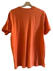 Vorschaubild 2 von Damen T-Shirt Kurzarm Baumwolle Orange Gr. L 40 Sport Freizeit