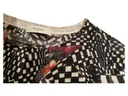 Vorschaubild 5 von Jerseykleid Damen Wolle Midikleid Geometrisch Mehrfarbig Gr. 36 S