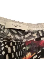 Vorschaubild 6 von Jerseykleid Damen Wolle Midikleid Geometrisch Mehrfarbig Gr. 36 S