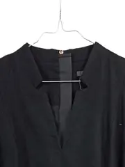 Vorschaubild 2 von Businesskleid Damen Gr. 34/XS Schwarz Etuikleid mit Gürtel