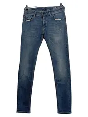 Vorschaubild 1 von Herren Jeans Slim Fit W32 L34 Blau Baumwolle Stretch Casual