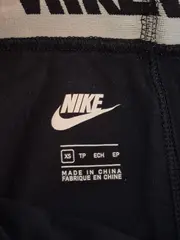 Vorschaubild 3 von Sportswear Leggings Kinder Mädchen Gr. 140 Schwarz Logo Print