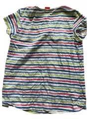 Vorschaubild 2 von Mädchen T-Shirt Gr. 140 gestreift Herz Strass Baumwolle