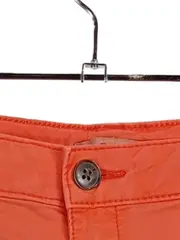 Vorschaubild 2 von Damen Chino Shorts Gr. 38 Orange Baumwolle Sommer Kurze Hose