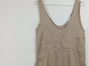 Vorschaubild 2 von Damen Top Tanktop Beige Lyocell Gr. S Basic Ärmellos