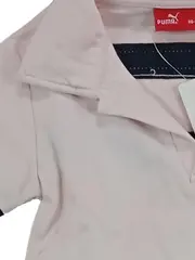 Vorschaubild 3 von Kinder Poloshirt Gr. 86/92 Rosa Baumwolle Kurzarm Sport Freizeit Logo