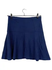 Vorschaubild 1 von Damen A-Linienrock Blau Gr. S/36 Viskose Jersey Rock