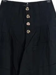 Vorschaubild 2 von TRF Damen Stoffhose Culotte Schwarz W26/34/XS Knopfleiste