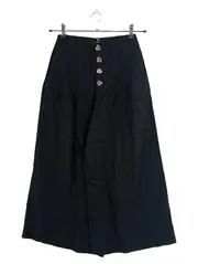 Vorschaubild 1 von TRF Damen Stoffhose Culotte Schwarz W26/34/XS Knopfleiste