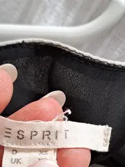 Vorschaubild 5 von Damen Top Gr. XS gestreift schwarz weiß ärmellos Bluse