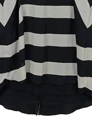 Vorschaubild 3 von Damen Top Gr. XS gestreift schwarz weiß ärmellos Bluse