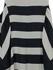 Vorschaubild 2 von Damen Top Gr. XS gestreift schwarz weiß ärmellos Bluse