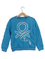 Vorschaubild 1 von Sweatshirt Kinder Gr. 120/122 Blau Logo Baumwolle