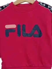Vorschaubild 2 von Sweatshirt Kinder Mädchen Pink Logo Baumwolle Gr. 98 Freizeit