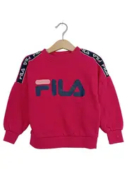 Vorschaubild 1 von Sweatshirt Kinder Mädchen Pink Logo Baumwolle Gr. 98 Freizeit