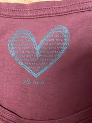 Vorschaubild 3 von Damen T-Shirt Rot Logo-Print Baumwolle Gr. 52 XL