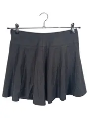 Vorschaubild 1 von Damen A-Linienrock Schwarz Gr. 26/XS Wildlederoptik Mini