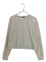 Vorschaubild 1 von Damen Pullover Langarm Beige Gr. S Cropped Casual