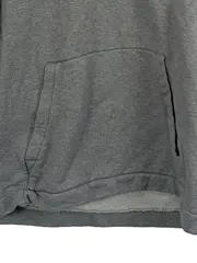 Vorschaubild 4 von Herren Kapuzenpullover Hoodie Half-Zip Grau Meliert Größe M